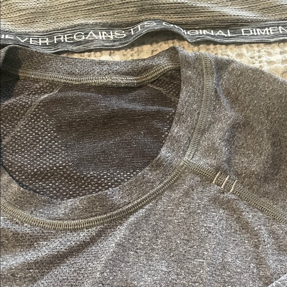 lululemon athletica Long Sleeve Shirts - Blue and Gray - Picture 3 of 13